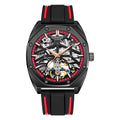 Fairwhale Men Fashion Watch Waterproof Rubber Strap Big Dial Sport Wristwatch Luxury Men 's Mechanical Racing Watches