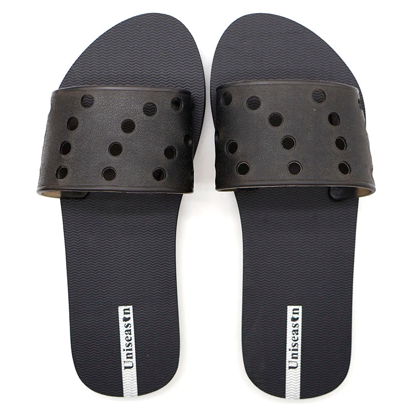 Hot Sale Women's Flat Anti-Slip Summer Spring PVC Upper PE Outsole Slide Sandals