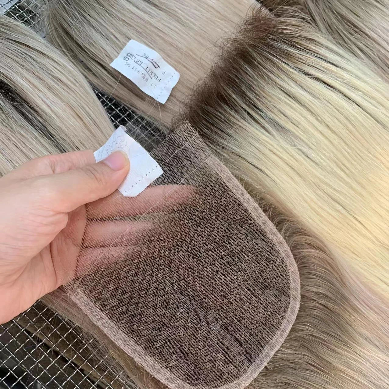 Custom Color Brown Blonde Transparent Lace Closure Lace Frontal hd 5X5  Lace Closure Direct Factory Prices