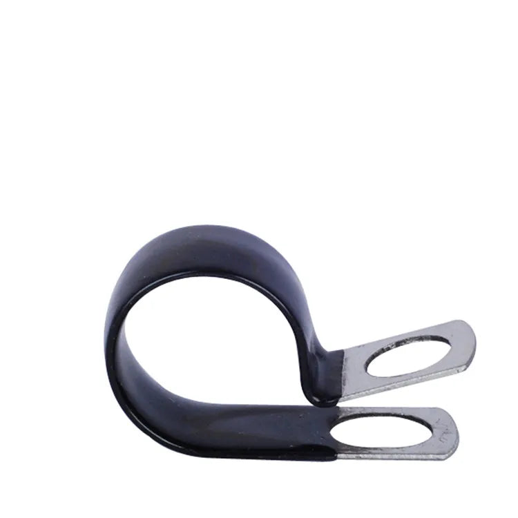 Stainless Steel P Type PVC Coated Cable Clamp/Clip