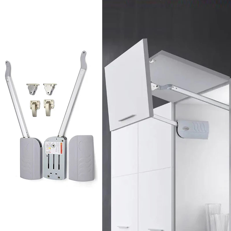 Folding Door Lift up System 12Kg Load Capacity Double Door Upturning Lift up Flap