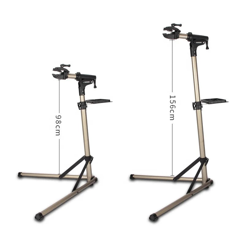 Bike Hand Stable Bicycle Adjustment Special Rack  Retractable Tripod Portable Bicycle Rack