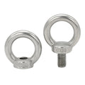 SS304 Stainless Steel Plain Finish Eye Bolt M6-M30 DIN580 Standard for Building Applications FY Brand