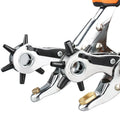 Leather Punching Pliers Metric DIY Plastic Molded Handle High Carbon Steel OEM Hand Tool