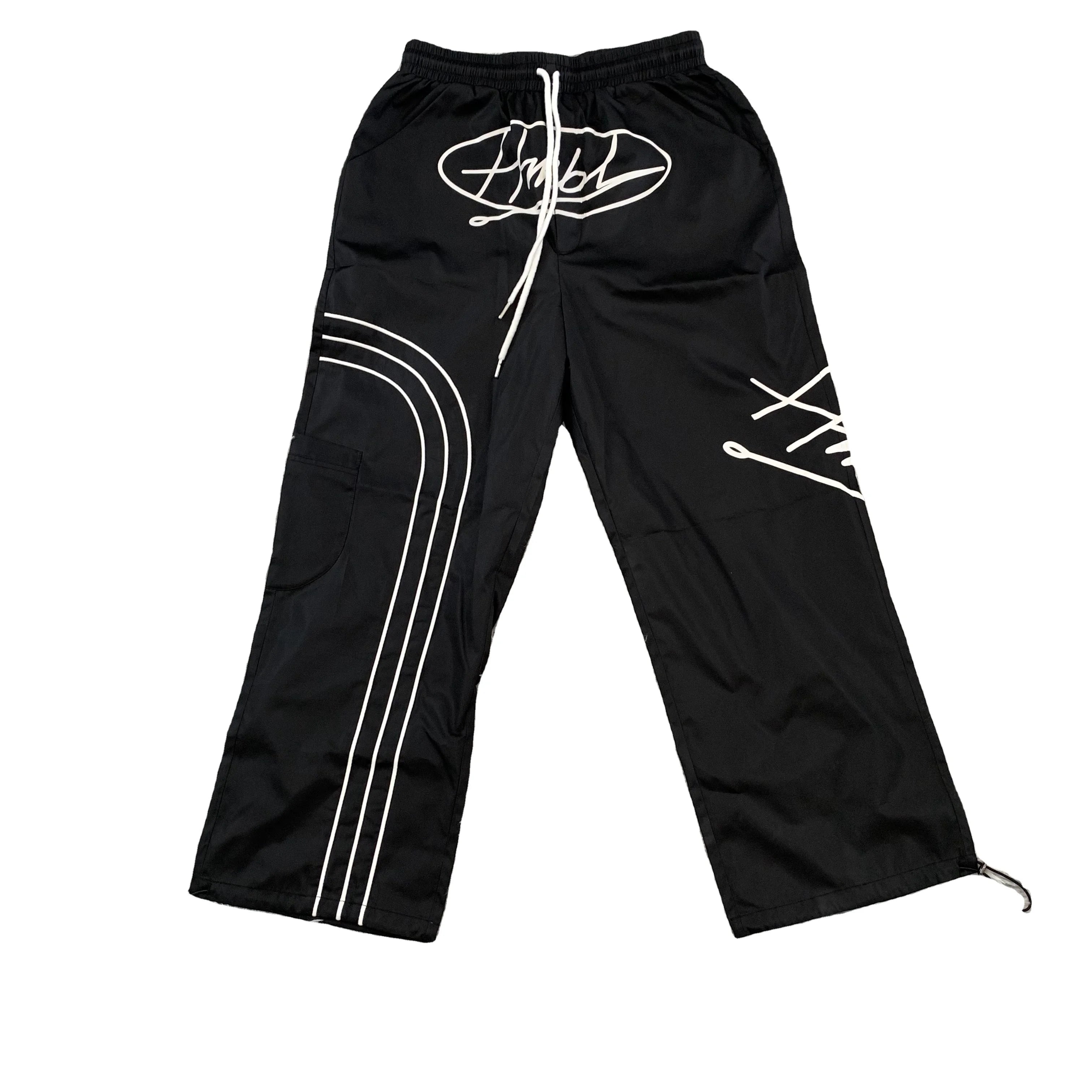 DENIMGUYS Custom 100% Nylon Jogger Mens Track Pants Solid Color Quick Dry Waterproof Sports Sweat Pants