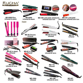 Rucha Nueva Plancha De Cabello 2023 Flat Iron 450F New Infrared Ceramic Hair Straightener
