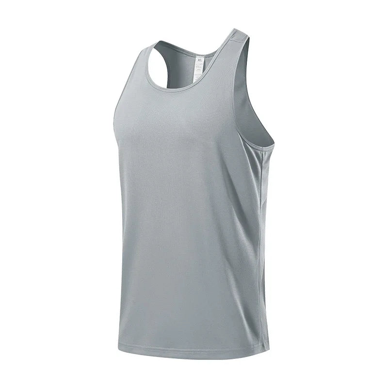 A532 Men's Casual Gym Fitness Jersey Customized Sports Running Singlets Breathable Street Style Tank Top