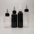 Squeeze Hair Oil Bottles PET Plastic Squeeze Applicator Bottle With Twist Cap