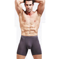 Men Boxer Short Long Sport Wear Bamboo Underwear