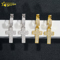 Factory Price Vvs Moissanite Diamond Women Jewelry Custom 18k Gold Plated 925 Sterling Silver Hoop Earrings