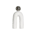 Art Deco Vase Shape Handmade Eco-Friendly Ceramic Ball with Abstract & Geometric Pattern for Home Living Room Decoration