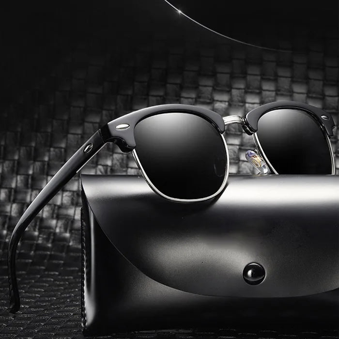 Stock China Wholesale Sunglasses Vintage Retro Women Men Fashion UV400 Polarized Sunglasses