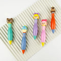 YF Novelty Fat Orange Ballpoint Pen ABS Plastic 0.7 mm Writing Width Promotional Ball Pusher Click Pen Logo Advertising Gift