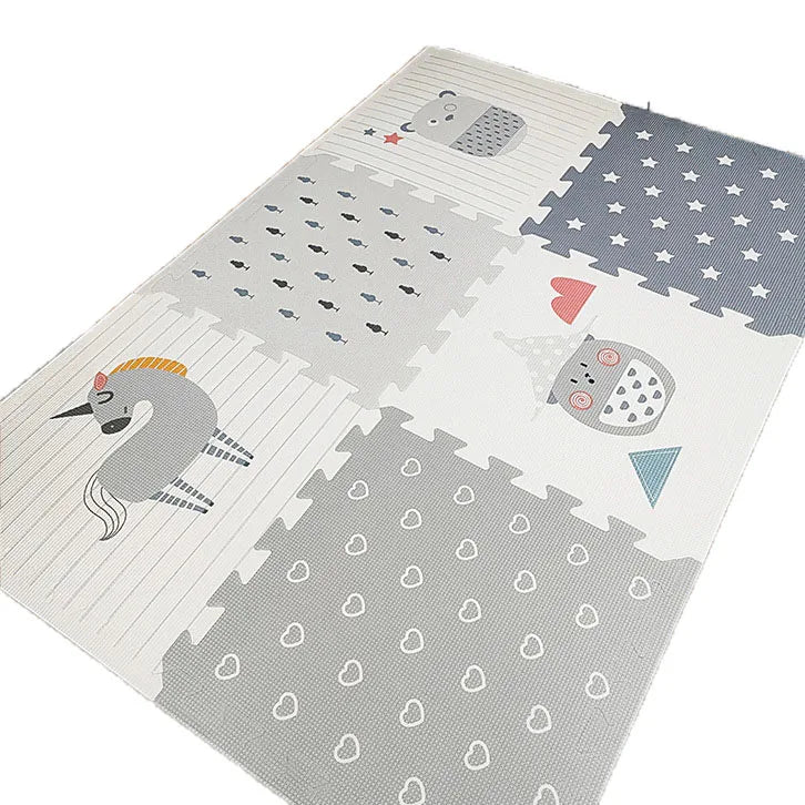 Kids Educational Toy Interlocking Foam Play Mat Soft Reusable 2cm Thick EVA Tiles Easy to Clean Puzzle Tiles for Girls Boys