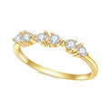 OL0954 Abiding Custom Gold Vermeil Jewelry Brand New Round Cut White Cubic Zirconia 14K Gold Plated Women Gemstone Band Rings
