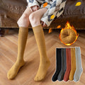 Wholesale Winter Thick Terry Knee High Socks for Women Solid Long Calf Socks With Compression Striped Pattern Daily Use