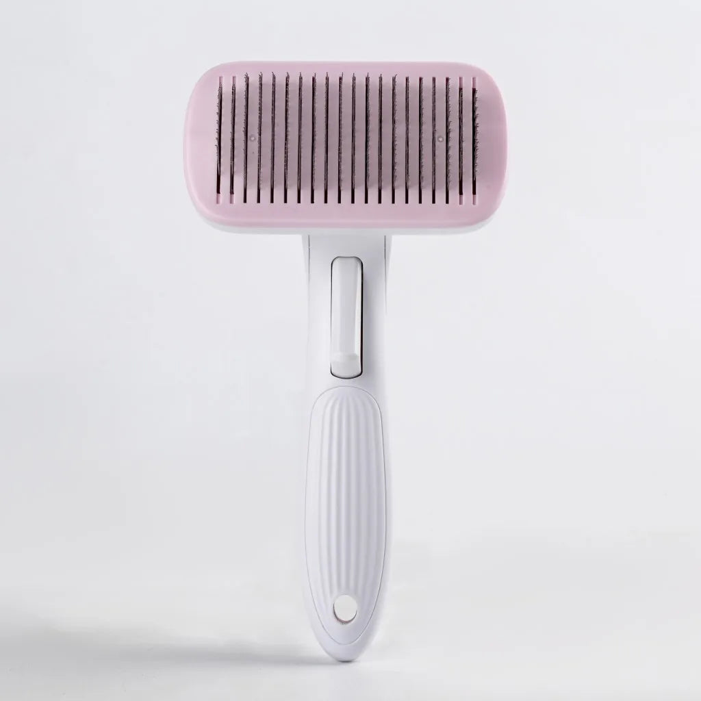 ZMaker Hot Selling Automatic Comb Hair Removal Brush Self Cleaning Hair Comb Dog Grooming Tools