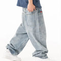AeeDenim 2024 Plain Baggy Jeans Men's Oversized Jeans Men Hiphop Jeans Streetwear Baggy Pants