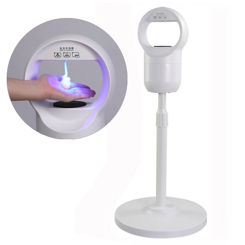 Floor Free Standing Automatic Hotel Use Plastic Touchless Sensor Foam Soap Dispenser Disinfection Machine