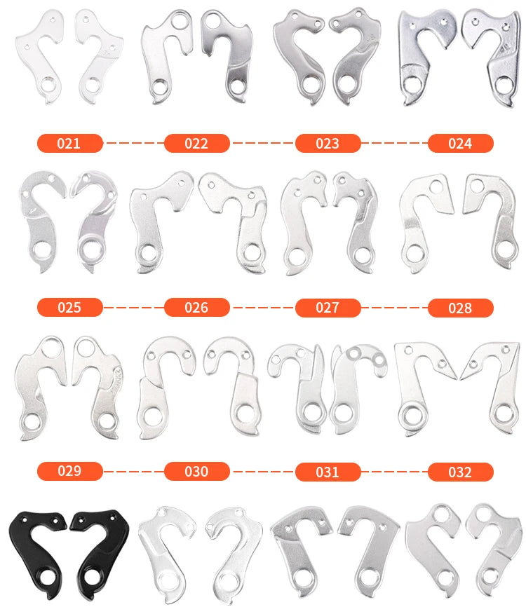LEBYCLE Bike Rear Derailleur Hanger Bicycle Gear Shifter Hook Cycling Frame Tail Hook Aluminum Alloy Lightweight