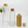 20g 30g 50g 100g 15ml 30ml 60ml 100ml  120ml Frosted clear Glass Bamboo Spray Bottle Cosmetic Cream Jar 30g 50g 100g 150g 200g