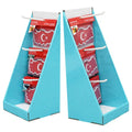 Modern Customized Foldable Eco-Friendly Recycled Cardboard Washable Aromatherapy Hook Paper Display Box Daily Display Rack
