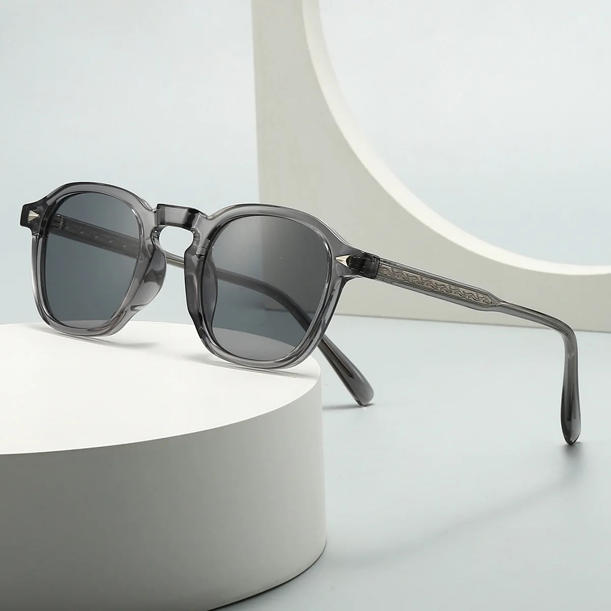 Best Selling Men Women Sunglasses Transparent Frame UV400 Lenses Comfortable Classic Versatile Style Charming Popular Design