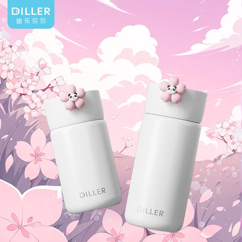 Factory Direct 200ml 280ml Stainless Steel Vacuum Thermos New Mini Portable Girls Outdoor Water Bottle Cute School Custom logo