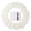 OEM Wholesale Facial Cleansing Eco Bamboo Pure Hemp Terry Velvet Material Cotton Makeup Remover Pads Face Sponge