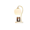 Aromatherapy Candle Holder Bedside Marble Lamp Timed Melting Light