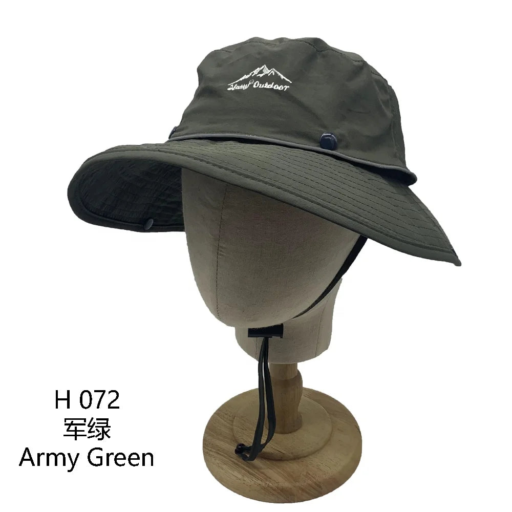 Foldable Fisherman Hiking Hat Cartoon/Animal/Camouflage Quick-drying Breathable Fabric UV Protection Reflective Strip Four