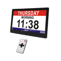Auto Dimming Large Letter 8 Inch Led Dementia Digital Calendar Clock 7 8 10 Inch Dutch With
