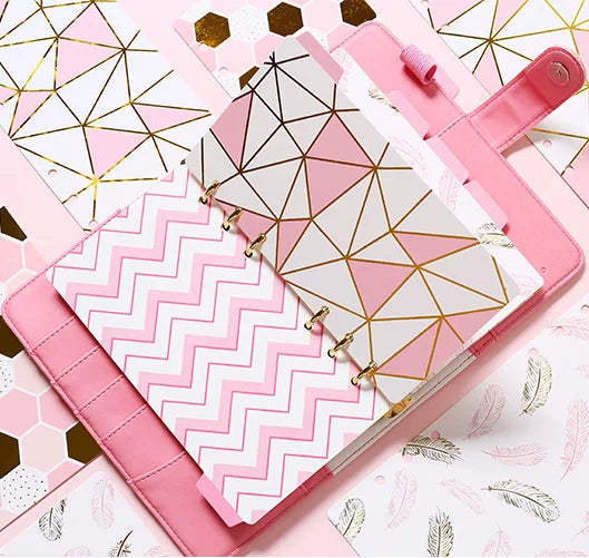 A5 A6 Paper Dividers Loose Leaf Spiral Binder Index Separator Page Dividers Diary Stationery Notebook