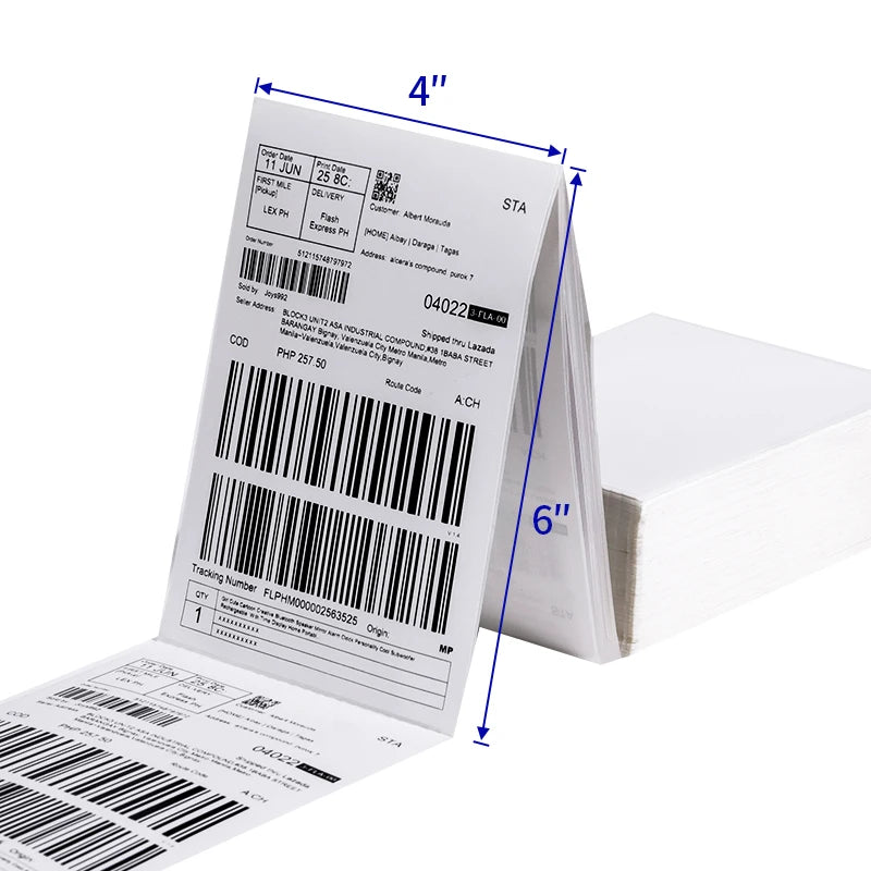 Factory Price Airport Special Customer Thermal Label Paper Airline Self-Adhesive Luggage