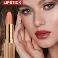 Moisturizing Lipstick with Vitamin E Hyaluronic Acid Glass Shine Finish Weightless Satin High Pigment Custom Logo Lipstick