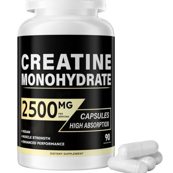 Muscle Vegan Creatine Monohydrate Pre Workout Creatine Monohydrate Capsules