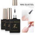 JTING Professional Wholesale Press on Nail Gel Glue OEM Custom Private Label Adhesive Nail Gel Polish Glue Tips Nails Soft Gel