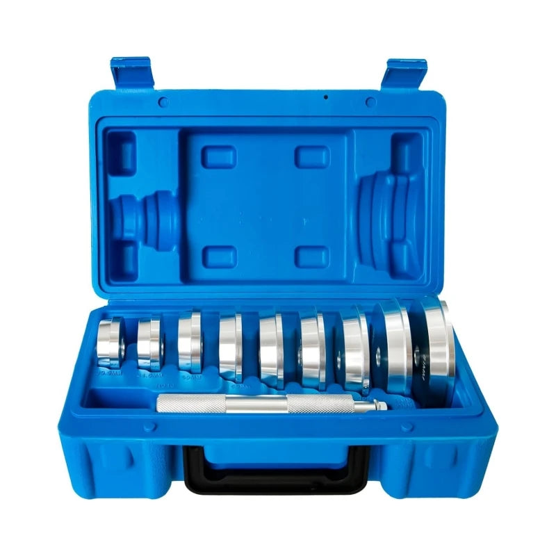 Hot Selling 10pcs Bearing Race and Seal Driver Set With 9 Dual-sided Adapters For Bearing Installation