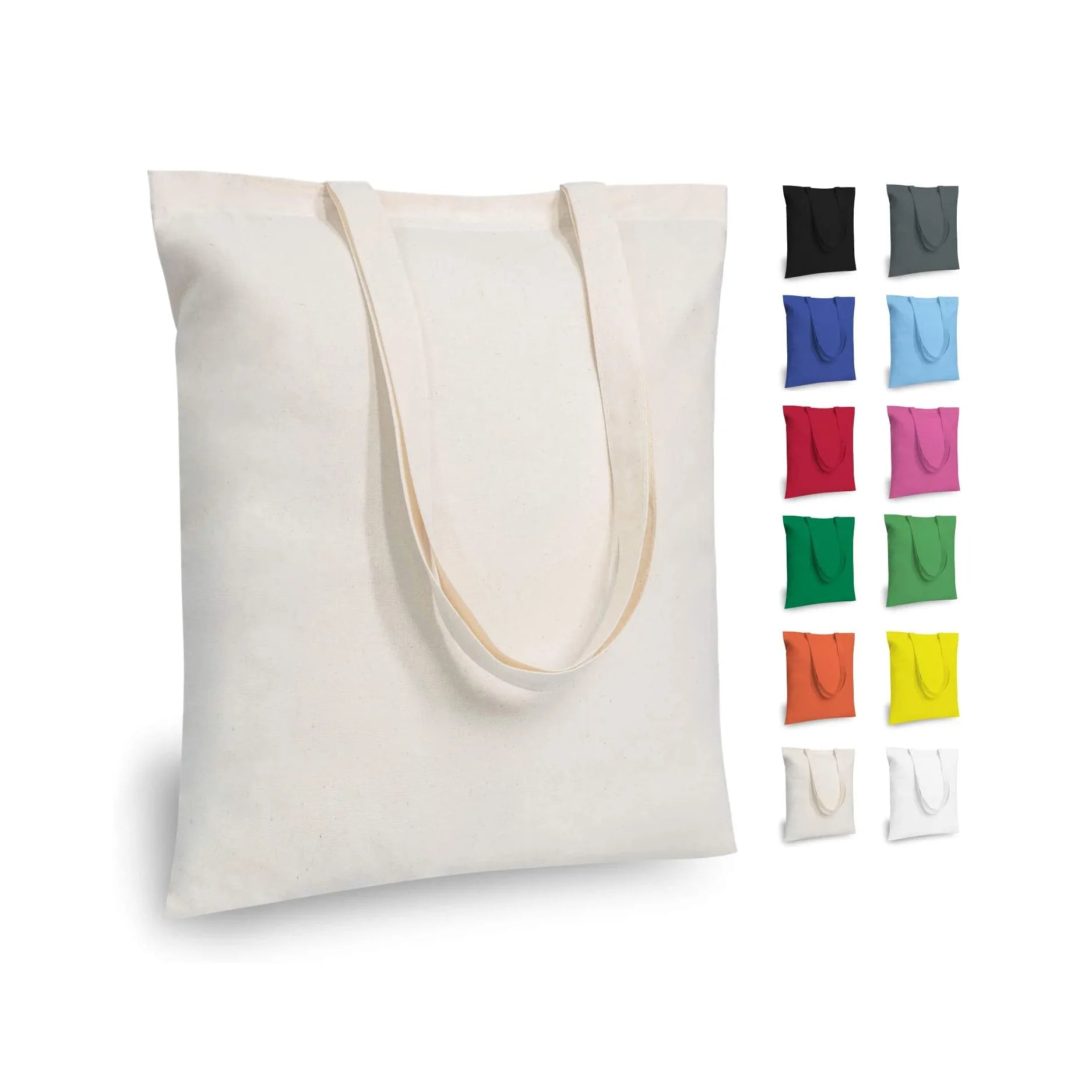 Custom Wholesale Logo Printed Organic RPET Reusable Calico Cotton Canvas Tote Bag Plain Promotion Muslin Grocery Shopping Bag