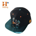 OEM Custom High Quality 6 Panel Structured Gorras Snap Back Hat Men 3D Embroidery Logo Flat Brim Hip Hop Anime Snapback Cap