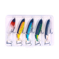 5PCS Box Set Hengjia fishing lure 10CM 13.5G floating topwater bait freshwater saltwater lures