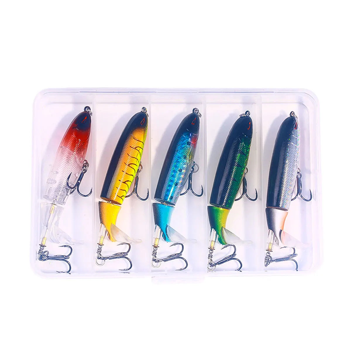 5PCS Box Set Hengjia fishing lure 10CM 13.5G floating topwater bait freshwater saltwater lures
