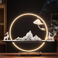 Zen Yoga Meditation Figure of Deer Back Flow Holder Waterfall Backflow Led Light Ceramic Incense Burner