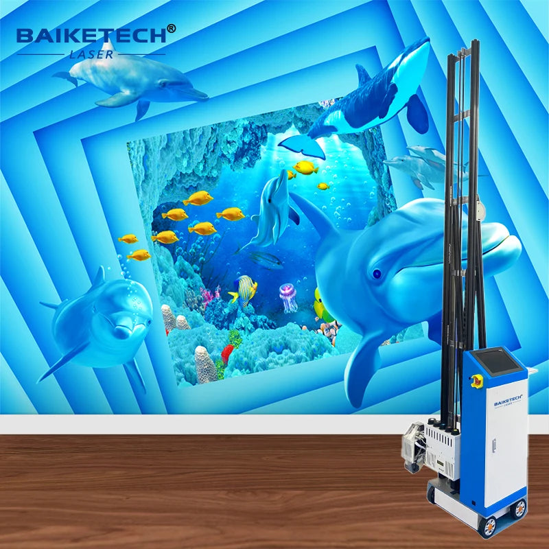 3D Vertical Wall Decor UV Inkjet Printer Wall Printing Machine for Wall Painting