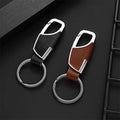 Blank PU Leather Car Keychain Custom Logo Wholesale Key Ring