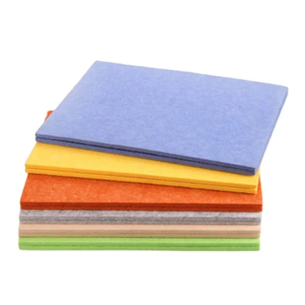 Multiple Thickness 4mm 6mm 8.5mm 9mm 10mm 12mm 13mm Polyester Acoustic Panels Pet Felt Acoustic Panel