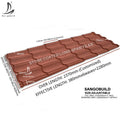 Longspan Stone Coated Metal Roof Tile Modern House Roofing Fireproof SGB-004 Sangobuild