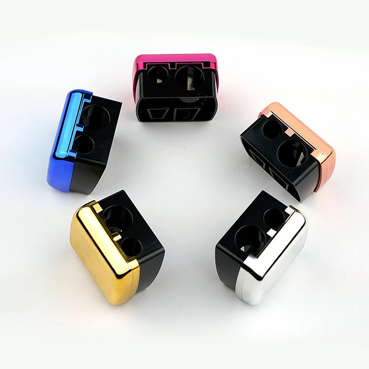 Promotional Event Cute Quality Plastic PVC Hand Pencil Sharpener for Eyebrow Makeup Eye Lip Liner Eyeliner Makeup Tools Minimum