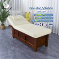 Contemporary Electric Adjustable Spa Beauty Massage Bed DMC5 Wood Table for Living Room School Hotel Gym Bedroom Outdoor Use
