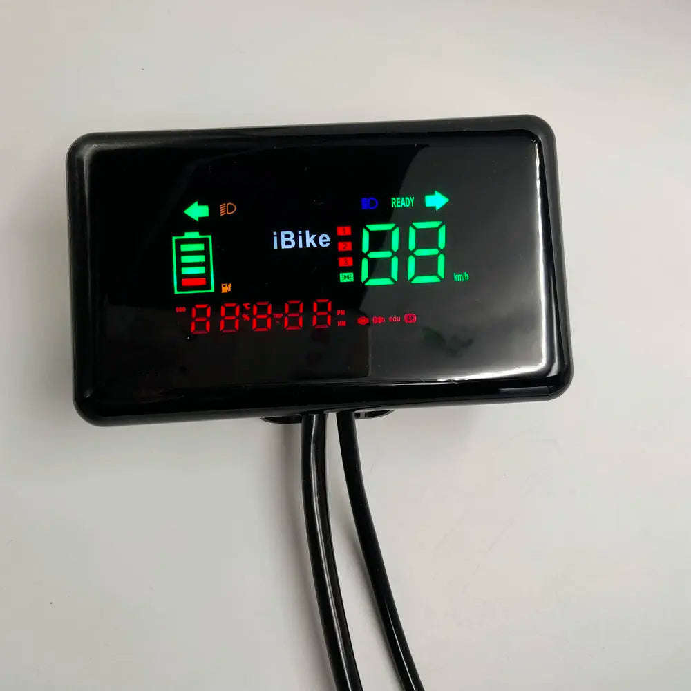 INSTRUMENT LCD Monitor 48-60V Dashboard ELECTRIC SCOOTER METER EBIKE TRICYCLE CONVERSION PARTS